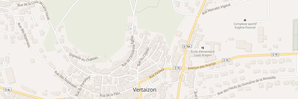 Plan du 6 Rue du Coteau à Vertaizon