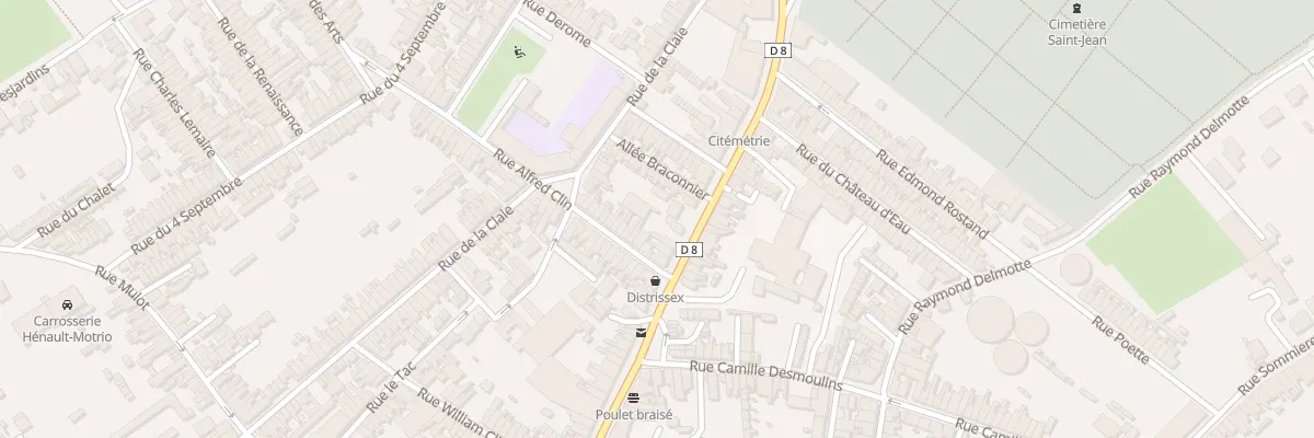 Plan du 93 Rue Georges Pompidou à Saint-Quentin