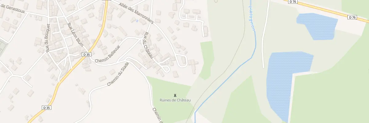 Plan du 7 All des Marronniers à Charbonnier-les-Mines