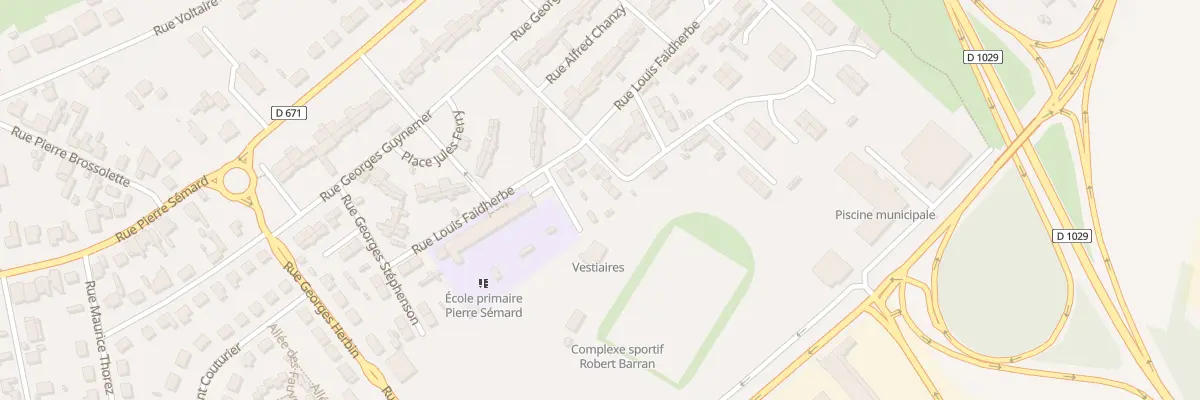 Plan du 6 Rue Gallieni à Gauchy
