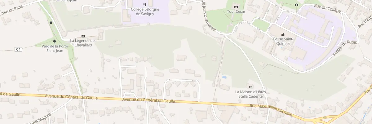 Plan du 4 Av du Général de Gaulle à Provins