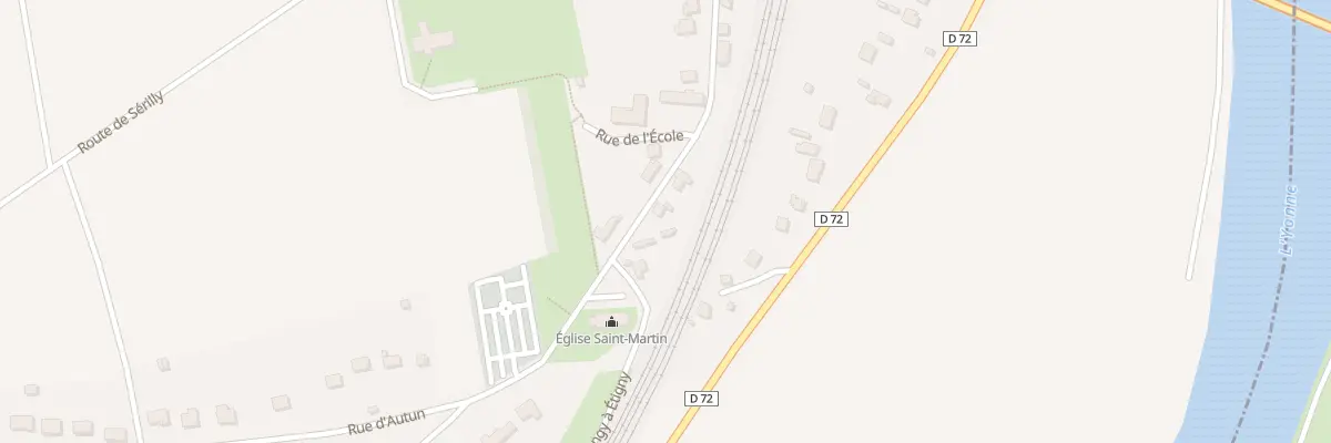 Plan du 6 Rue de l’Eglise à Étigny