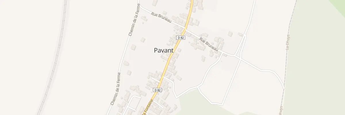 Plan du 78B Rue Jean de la Fontaine à Pavant