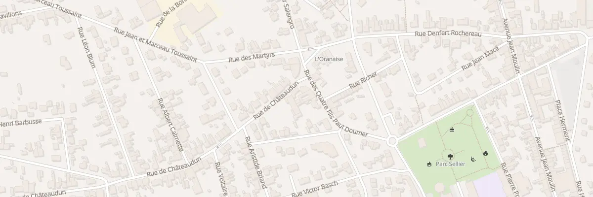 Plan du 1 Rue de Châteaudun à Tergnier