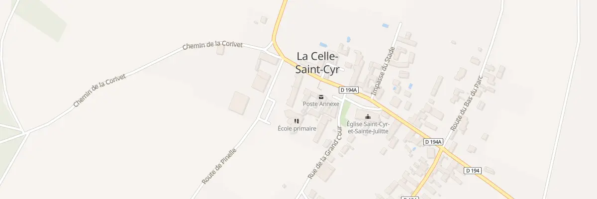 Plan du 2B Rue de l’Eglise à La Celle-Saint-Cyr