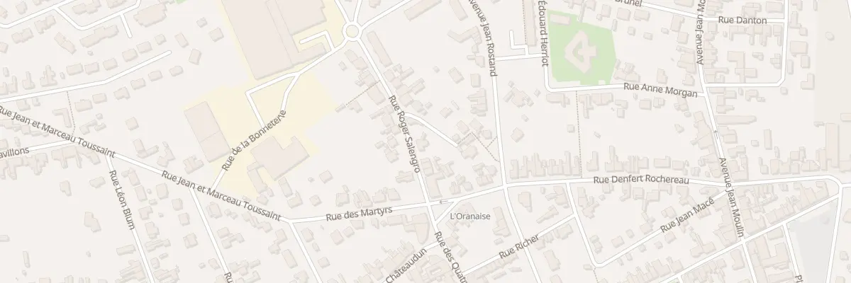 Plan du 10 Rue Roger Salengro à Tergnier