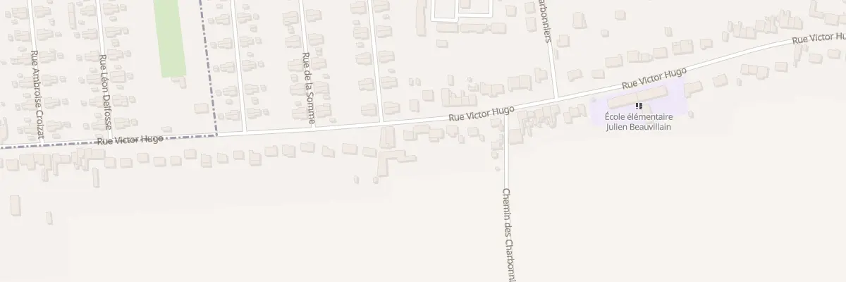 Plan du 57 Rue Victor Hugo à Abscon