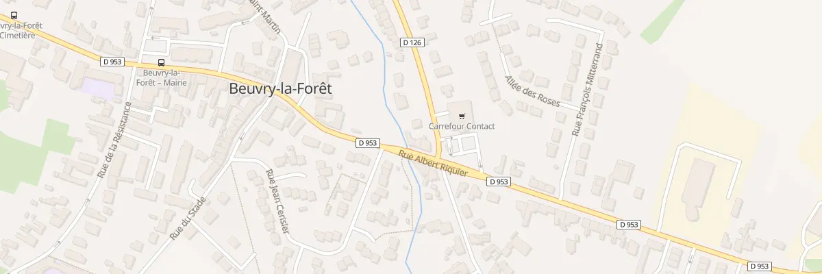 Plan du 1445 Rue Albert Ricquier à Beuvry-la-Forêt