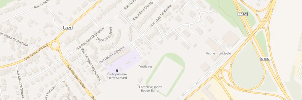 Plan du 8 Rue Gallieni à Gauchy