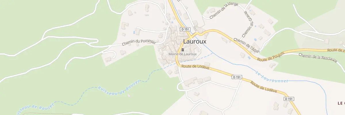 Plan du 5015 Le Village à Lauroux