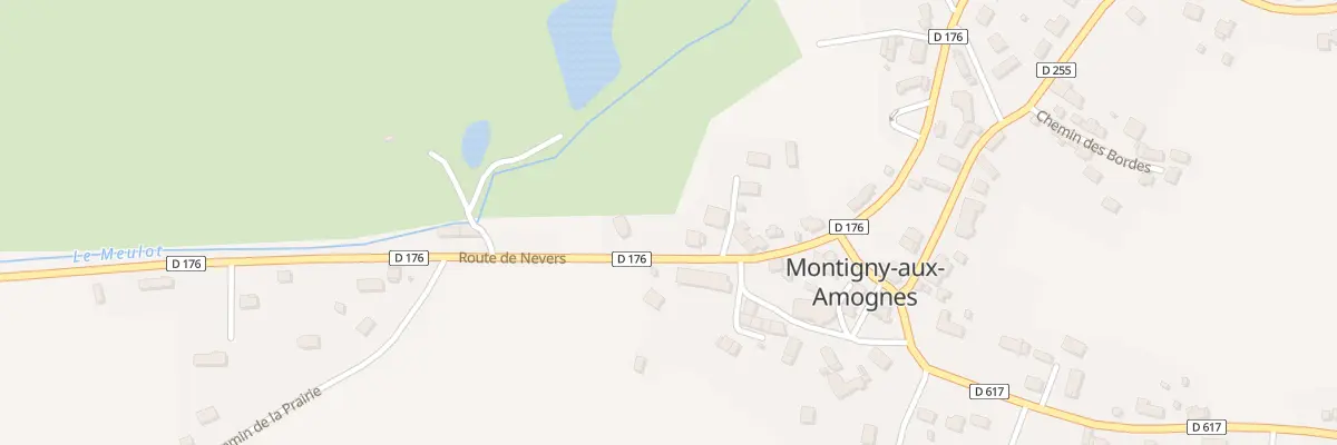 Plan du 12 Rte de Nevers à Montigny-aux-Amognes