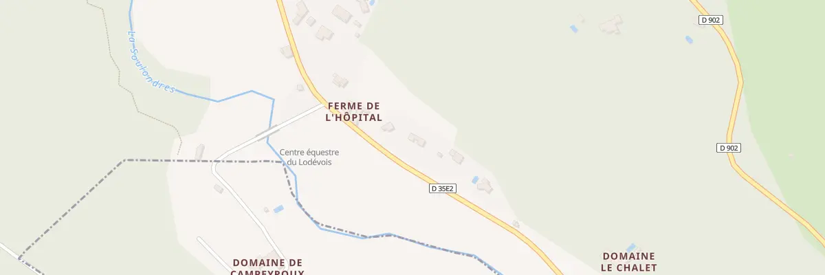 Plan du 1481 Rte de Lodève aux Plans