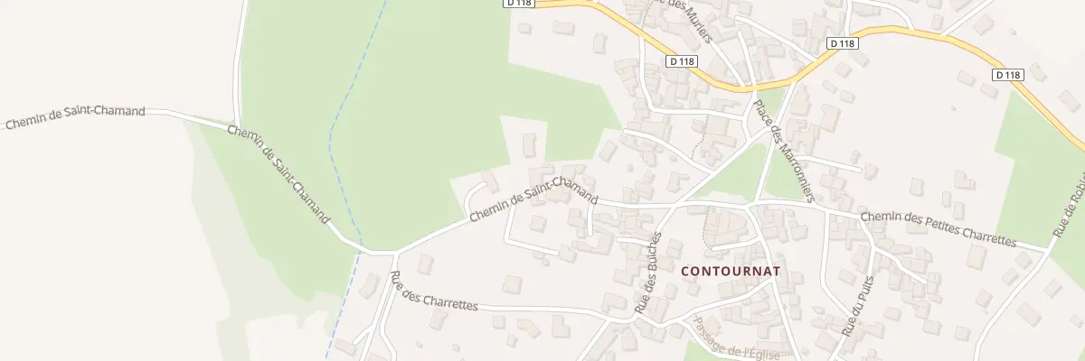 Plan du 5256 Chem de Saint Chamand Contourna à Saint-Julien-de-Coppel