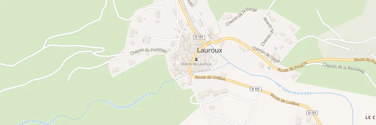Plan du 5211F Rue de Deux Ponts à Lauroux
