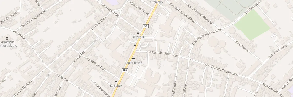 Plan du 3 Rue Camille Desmoulins à Saint-Quentin