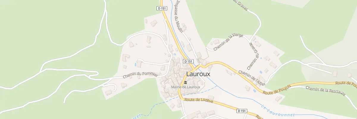 Plan du 5248F Che du Cadilhoc à Lauroux