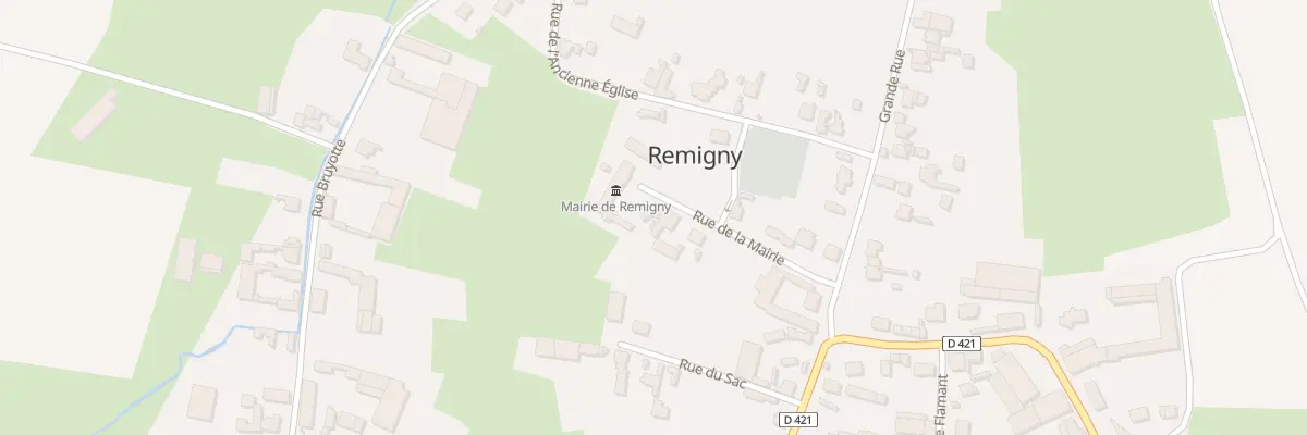 Plan du 4 Rue de la Mairie à Remigny