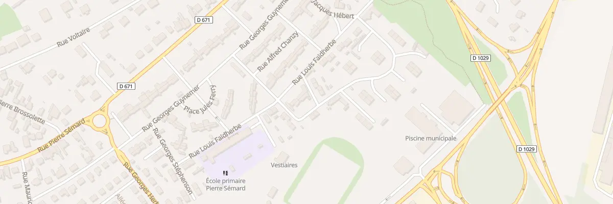 Plan du 3 Rue Gallieni à Gauchy