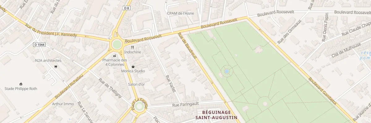 Plan du 4 Rue de Baudreuil à Saint-Quentin