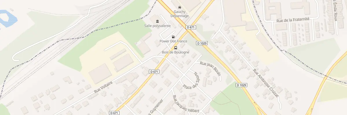 Plan du 1 Rue des Sports à Gauchy