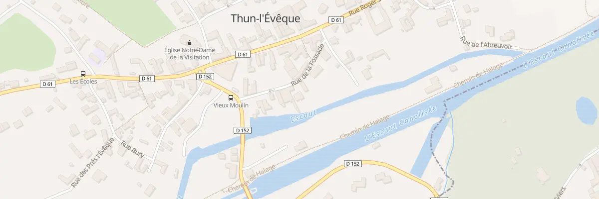 Plan du 67 Rue de la Fossade à Thun-l’Évêque