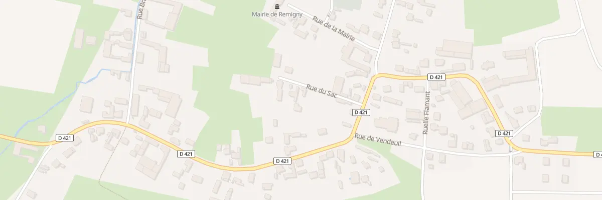 Plan du 1 Rue du Sac à Remigny