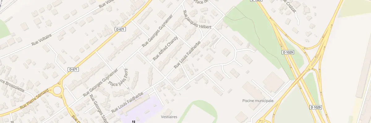 Plan du 16 Rue Faidherbe à Gauchy