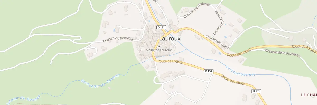 Plan du 5216 Le Village à Lauroux