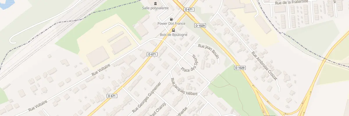 Plan du 4 Rue des Sports à Gauchy