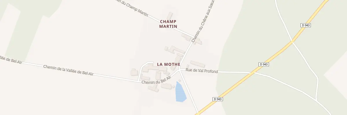 Plan du 1 Che du Chene aux Soeurs à Béon