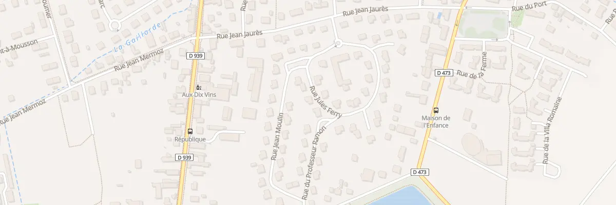 Plan du 16 Rue Jules Ferry à Saint-Clément