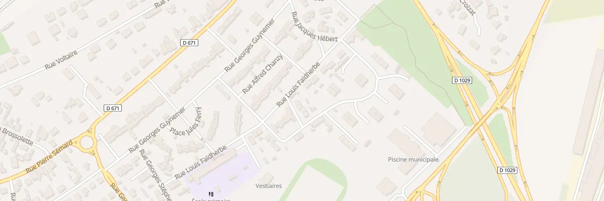 Plan du 20 Rue Gallieni à Gauchy