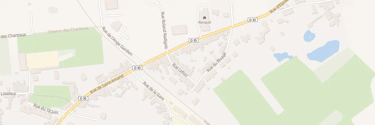 Plan du 15 Rue Lefort à Marchiennes