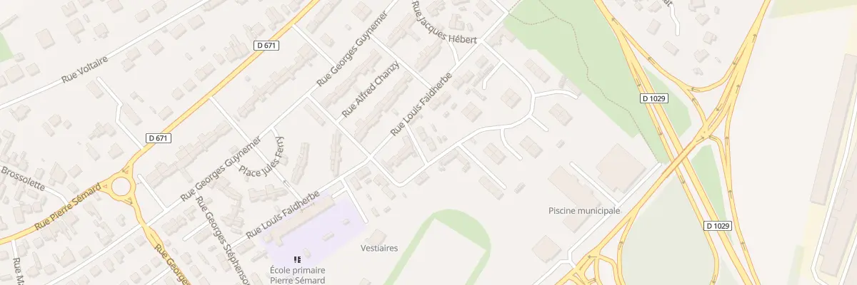 Plan du 16 Rue Gallieni à Gauchy