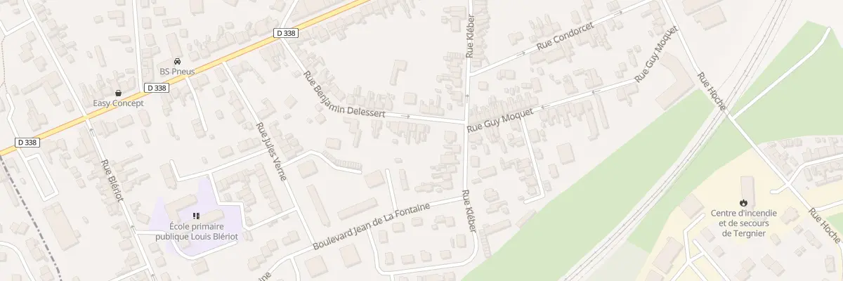 Plan du 36 Rue Benjamin Delessert à Tergnier