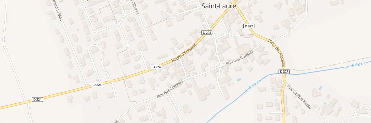 Plan du 11 Rte d’Ennezat à Saint-Laure