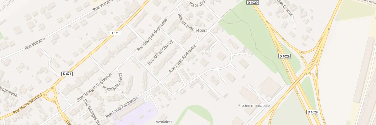 Plan du 18 Rue Faidherbe à Gauchy
