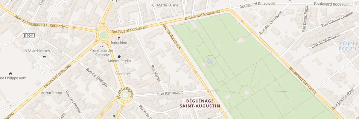 Plan du 14 Rue de Baudreuil à Saint-Quentin