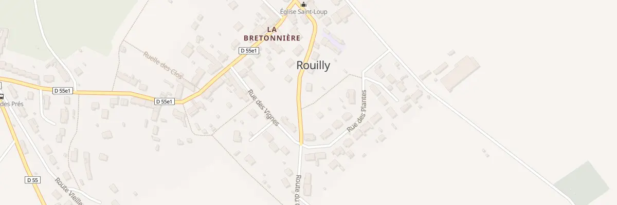 Plan du 2 Rue de l’Eglise à Rouilly