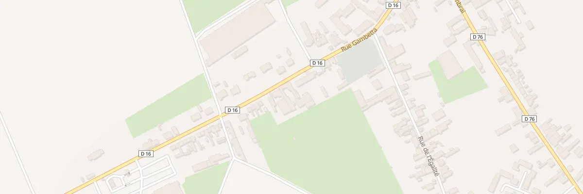 Plan du 89 Rue Gambetta à Villers-Outréaux