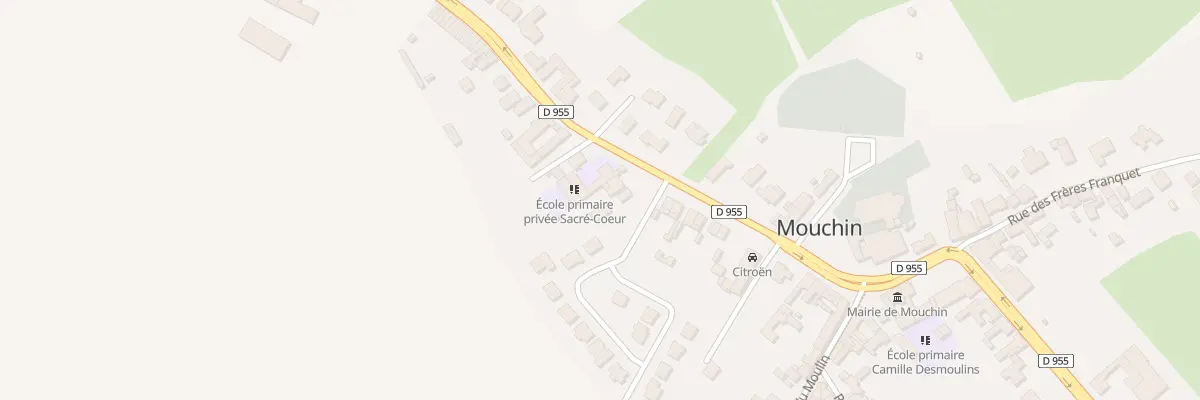 Plan du 84 Rue de Saint Amand à Mouchin