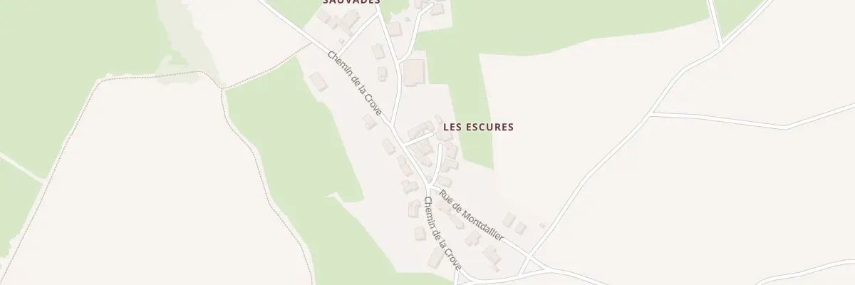 Plan du 5021 Les Escures à Aulhat-Flat