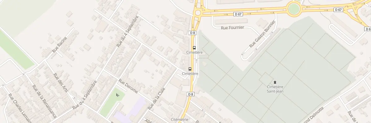 Plan du 115T Rue Georges Pompidou à Saint-Quentin