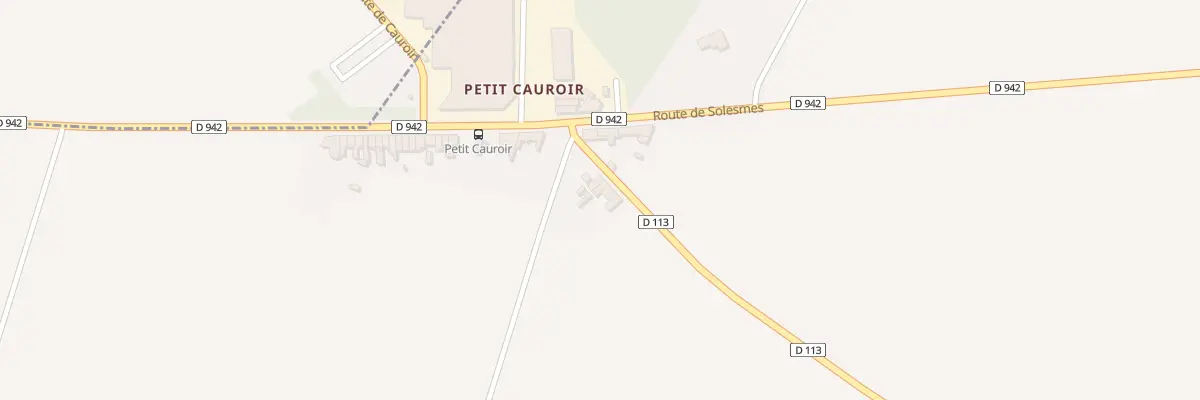 Plan du 37 Rte de Solesmes à Cauroir