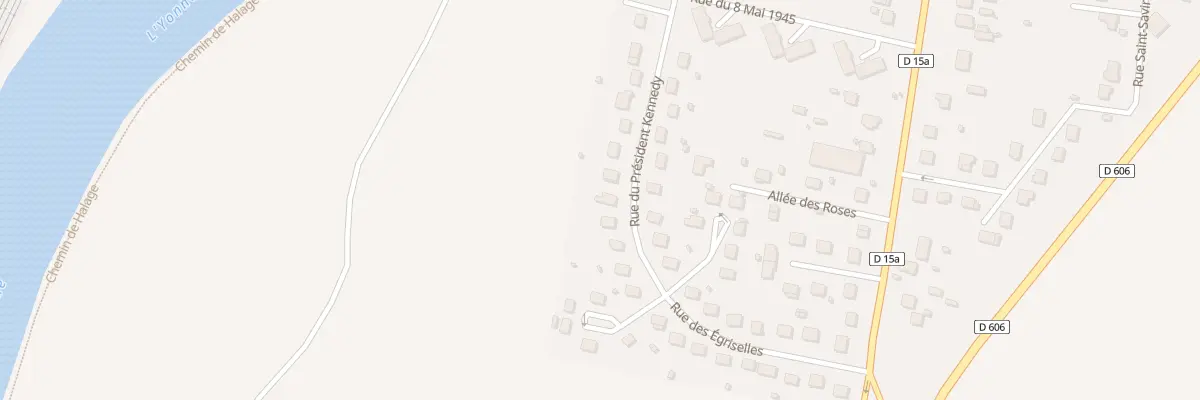 Plan du 9 Rue du Président Kennedy à Villeneuve-sur-Yonne