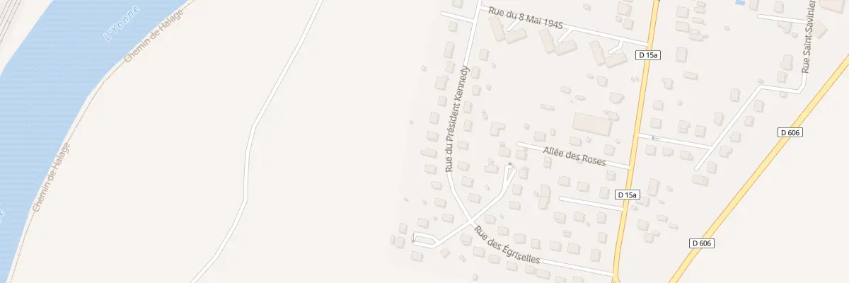 Plan du 11 Rue du Président Kennedy à Villeneuve-sur-Yonne