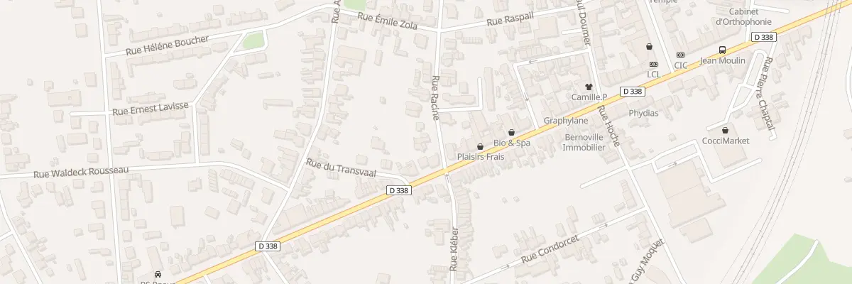 Plan du 3 Rue Racine à Tergnier