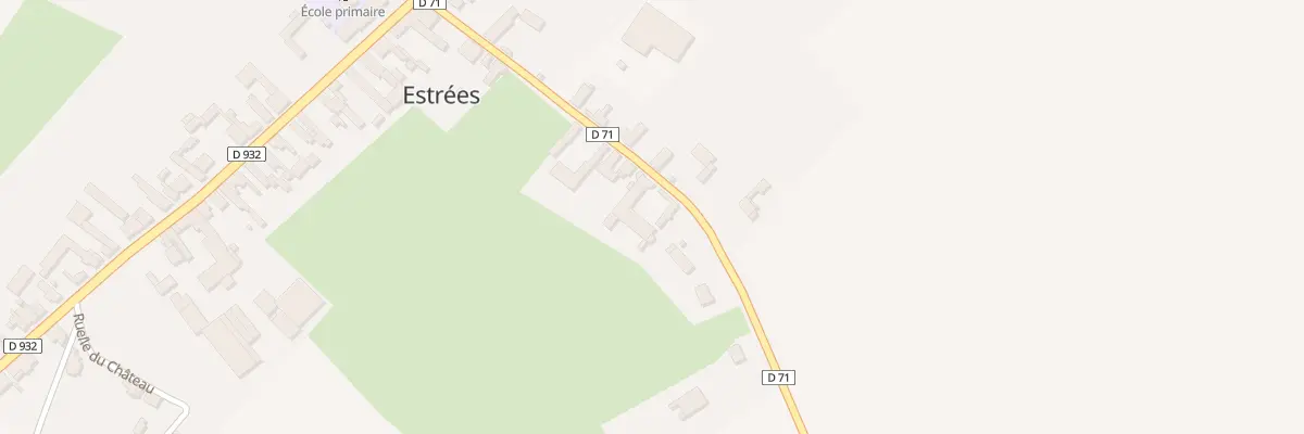 Plan du 11 Rue de Joncourt à Estrées