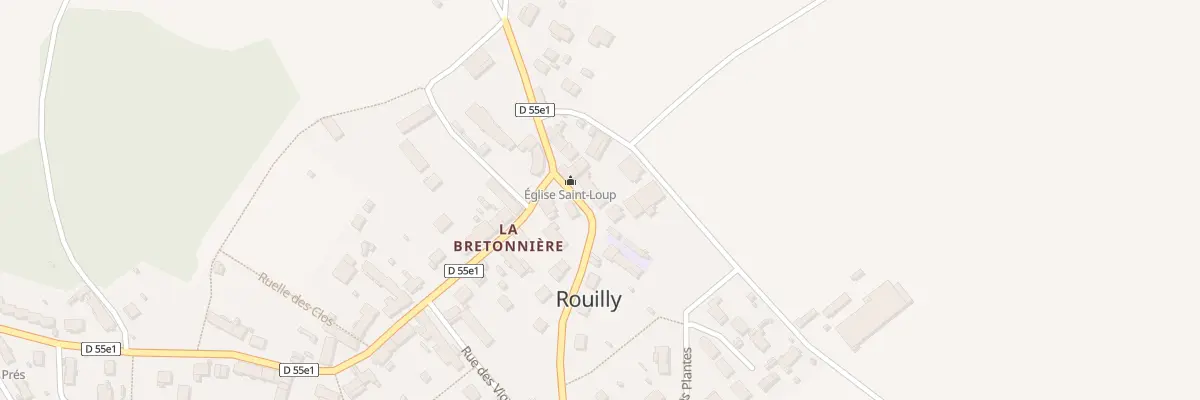 Plan du 10B Rue de l’Eglise à Rouilly