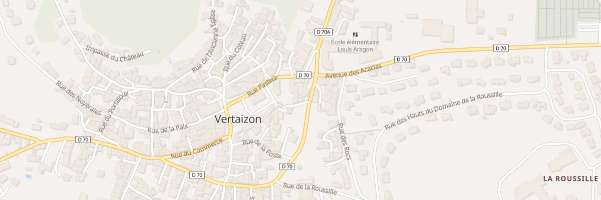 Plan du 1 Pas Delaire à Vertaizon